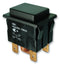 MARQUARDT 1661.0101-00 Pushbutton Switch, Off-(On), SPDT-NO, 250 V, 16 A, Quick Connect, Solder