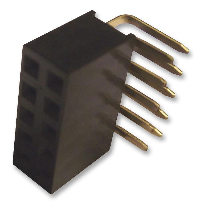 WURTH ELEKTRONIK 613010243121 Wire-To-Board Connector, Right Angle, 2.54 mm, 10 Contacts, Receptacle, WR-PHD Series, Through Hole