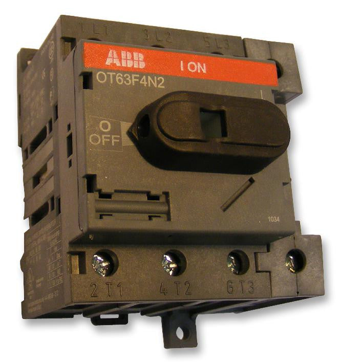 ABB OT63F4N2 Load Break, 63 A, 750 V, 4 Pole, OT Series