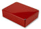 HAMMOND 1590BBRD IP54 Red Stomp Box Aluminium Instrument Enclosure - 119x94x30mm
