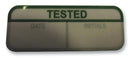 PRO POWER 7827646 Label, Tested, Vinyl, Black on White, Self Adhesive, 15mm x 40mm, Pack of 100