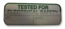 PRO POWER 7827644 Tested For Electrical Safety Labels Partially Laminated 15 x 40mm Vinyl 100 Pack Green