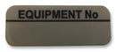 PRO POWER 7827642 Equipment No. Labels Partially Laminated 15 x 40mm Vinyl 100 Pack Green