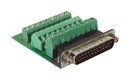 L-COM DGB25MT1 D Sub Connector Standard Plug Field Termination Series 25 Contacts DB Screw New
