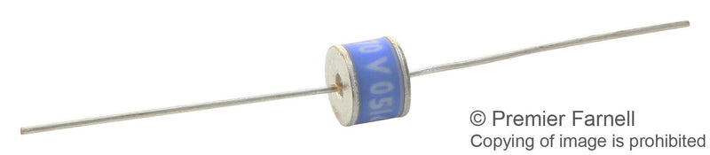 BOURNS 2037-09-BLF Gas Discharge Tube (GDT), Miniature 2-Pole, 2037 Series, 90 V, Axial Leaded, 10 kA, 550 V
