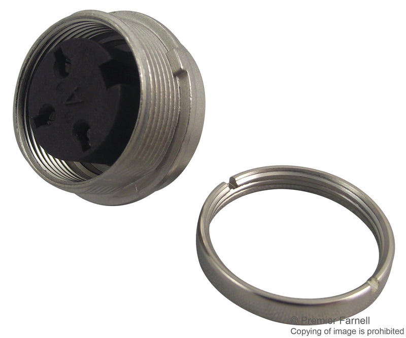 AMPHENOL SINE/TUCHEL T 3507 100. Circular Connector, C091A Series, Panel Mount Receptacle, 8 Contacts, Solder Socket