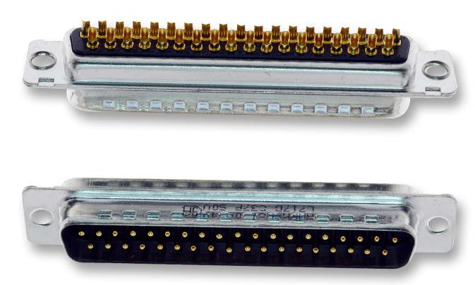 AMPHENOL L717DB25P Standard D Sub Connector, 25 Contacts, Plug, DB, L717 Series, Metal Body, Solder