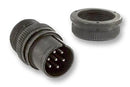 AMPHENOL MS3106A16S-1P Circular Connector, MIL-DTL-5015 Series, Straight Plug, 7 Contacts, Solder Pin, Threaded, 16S-1