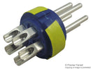 AMPHENOL 97-14S-5P Circular Connector Insert, Mil-C-5015 Equivalent, 97 Series, 5 Contacts, Pin, Solder