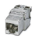 Phoenix Contact CUC-I-J1ZNI-S/R4IDC8 Modular Connector RJ45 Jack 1 x (Port) 8P8C Cat6a IP20 Cable Mount