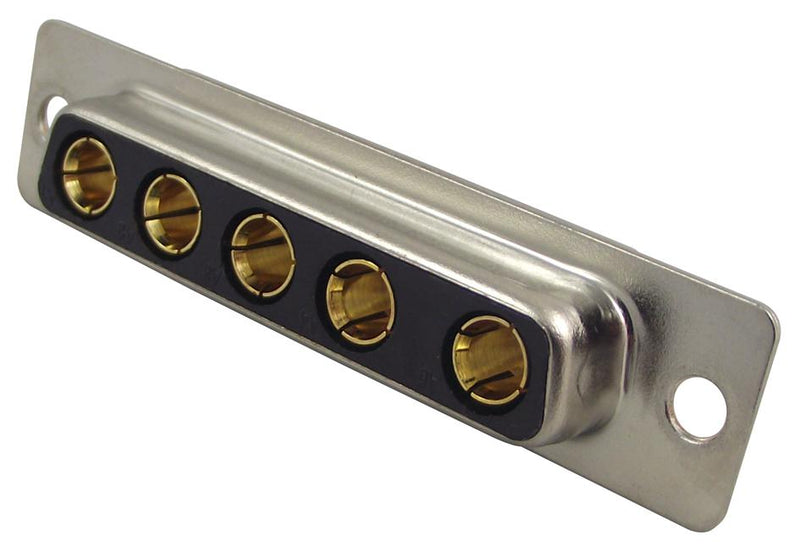 Norcomp 680S5W5203L201 Combination Layout D Sub Connector 20A IP68 Seal-D 680S Series DB-5W5 Receptacle 5 Contacts