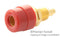 HIRSCHMANN TEST AND MEASUREMENT 930176701 Banana Test Connector, 4mm, Receptacle, 32 A, 60 V, Gold Plated Contacts, Red