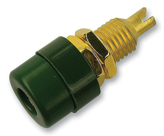 HIRSCHMANN TEST AND MEASUREMENT 930176704 SOCKET, 4MM, GREEN, 5PK , BIL 20