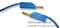 HIRSCHMANN TEST AND MEASUREMENT 934066702 Test Lead, 4mm Banana Plug to 4mm Banana Plug, Blue, 60 V, 32 A, 2 m