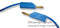 HIRSCHMANN TEST AND MEASUREMENT 934061702 Test Lead, 4mm Banana Plug to 4mm Banana Plug, Blue, 60 V, 32 A, 500 mm
