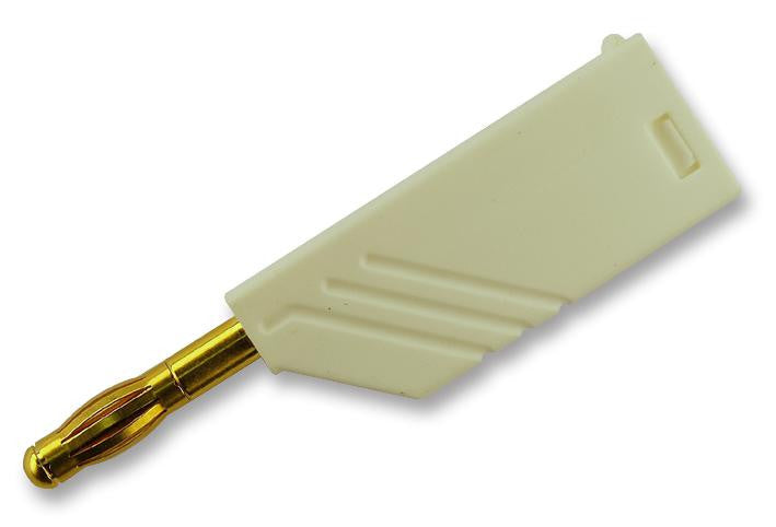 HIRSCHMANN TEST AND MEASUREMENT 934100707 TEST PLUG, 4MM, WHITE, MA 260