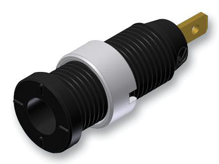 HIRSCHMANN TEST AND MEASUREMENT 975455700 SOCKET, SAFETY, 2MM, F2, BLACK, PMS