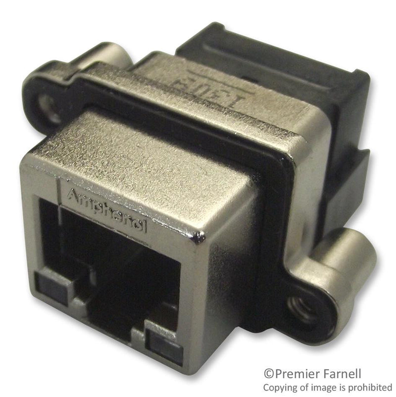 AMPHENOL COMMERCIAL PRODUCTS MRJ538101 SOCKET, RJ45, R/A, PCB