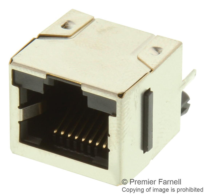 AMPHENOL COMMERCIAL PRODUCTS RJHSE-3081 Modular Connector, Cat5, RJ45, RJHSE Series, Jack, 8 Contacts, 8 Ways, 1 Ports