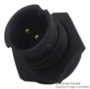 MULTICOMP 2CT3002-W02400 Circular Connector, Panel Mount Plug, 2 Contacts, Solder Pin, Nylon (Polyamide), Glass Filled Body