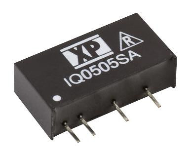 XP POWER IQ2405SA 1 Watt SIP Single Output DC/DC Converter, Input 24V, Output 5V/200mA