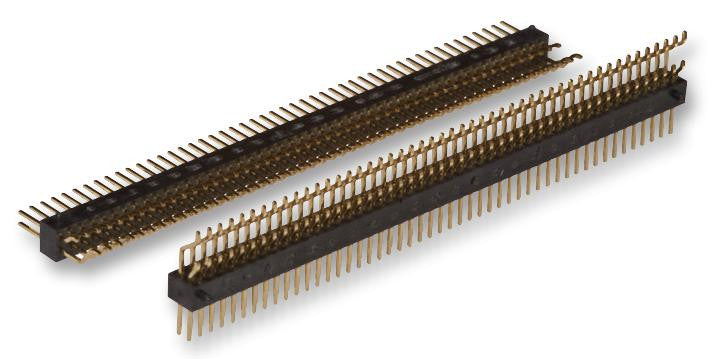 AMPHENOL FCI 20021122-00010T4LF Board-To-Board Connector, Right Angle, 1.27 mm, 10 Contacts, Header, Minitek127 20021122 Series