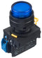 Idec YW1L-M2E10Q4S Illuminated Pushbutton Switch YW Series SPST-NO Momentary Spring Return 24 V Blue