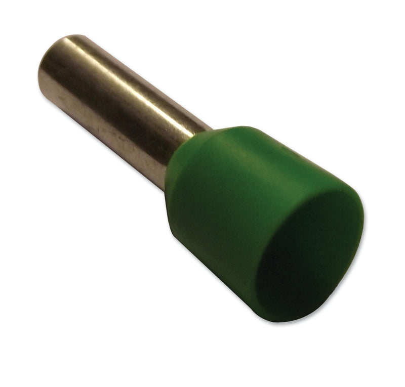 JST (JAPAN SOLDERLESS TERMINALS) FWE6-12 Wire Ferrule Terminal, FWE Series, 10 AWG, 6 mm&sup2;, Green, PP (Polypropylene)