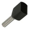 JST (JAPAN SOLDERLESS TERMINALS) GWE6-12 Wire Ferrule Terminal, GWE Series, 10 AWG, 6 mm&sup2;, Black, PP (Polypropylene)