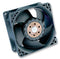 EBM-PAPST 8212J/2H4P Axial Fan, Rigid Curve, Ball, 12 VDC, 80 mm, 38 mm, 8200J Series, 130.7 cu.ft/min, 3.66 m&sup3;/min