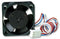 EBM-PAPST 412/2-036 Axial Fan, PC Compact With Connector, Standard or Basic Speed, Ball, Compact Series, 12 VDC, 40 mm