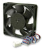 EBM-PAPST 712F/2L-005 Axial Fan, PC Compact With Connector, Standard or Basic Speed, Ball, Compact Series, 12 VDC, 70 mm