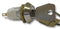 LORLIN HRL-5-E-S-2 Keylock Switch, SPST, Off-On, Solder, 1 A, 115 V