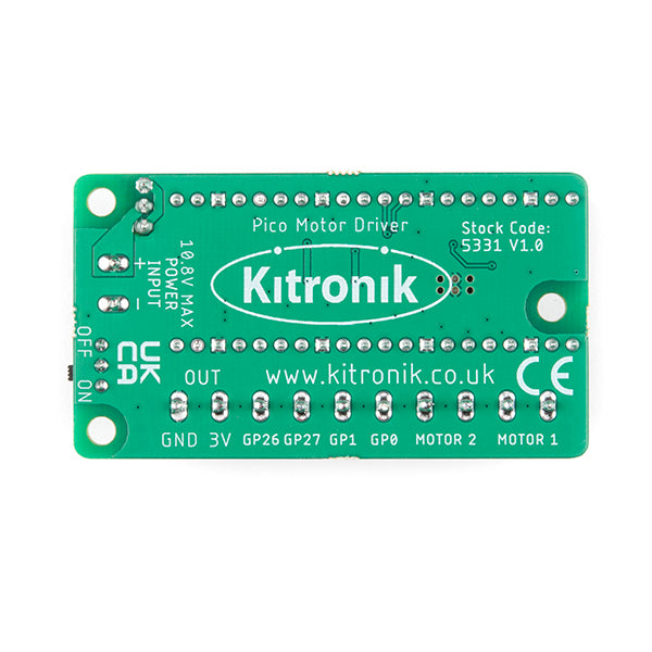 SparkFun Kitronik Motor Driver Board for Raspberry Pi Pico