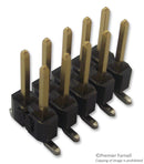 SAMTEC TSM-105-01-L-DV Board-To-Board Connector, 2.54 mm, 10 Contacts, Header, TSM Series, Solder, 2 Rows