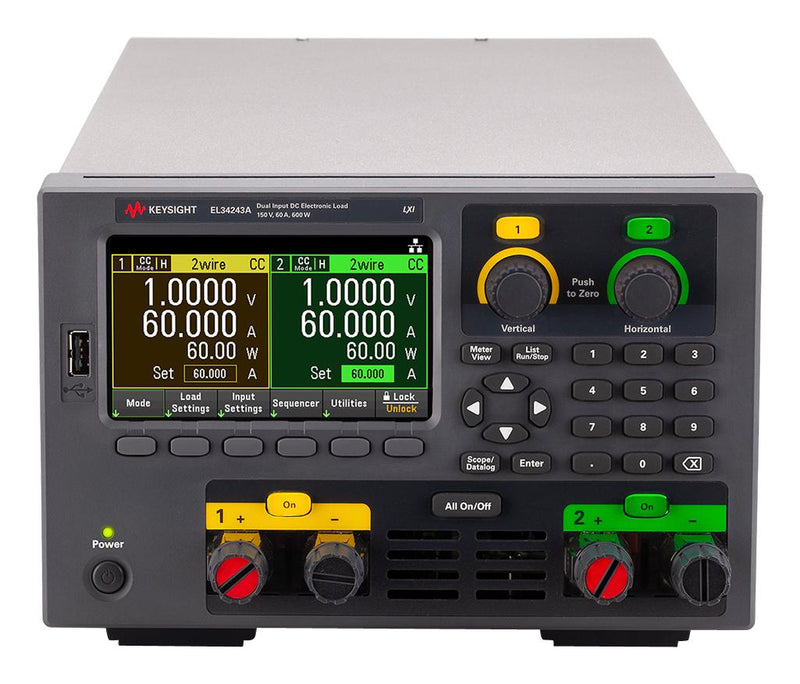 Keysight Technologies EL34243A DC Electronic Load EL30000A 300 W Programmable 0 V 150 60 A