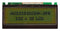 Midas MC122032CA6W-SPR Graphic LCD 122 x 32 Pixels Black on Yellow / Green 5V Parallel Reflective New