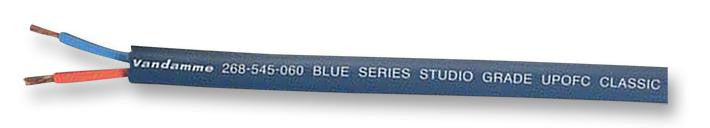 VAN DAMME 268575 Twinaxial Cable, Speaker, Per M, Blue, 0.75 mm&iuml;&iquest;&frac12;, 42 x 0.15mm