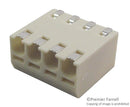 AVX INTERCONNECT 009276004021106 Wire-To-Board Connector, 18 AWG, 2.5 mm, 4 Contacts, Receptacle, 9276 Series, Surface Mount, 1 Rows