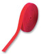 PRO POWER MGTP-15RD Hook & Loop Fastener, Continuous Roll, Cut to Length, Red, 15 mm, 10 m