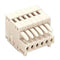 WAGO 733-110 Pluggable Terminal Block, 2.5 mm, 10 Ways, 28 AWG, 20 AWG, 0.5 mm&iuml;&iquest;&frac12;, Clamp