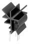 FISCHER ELEKTRONIK FK 248 SA 220 Heat Sink, For Transistors, TO-220, Black Anodized, TO-220, 9.8 &deg;C/W, 28 mm, 20 mm, 20 mm