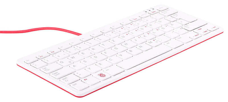 RASPBERRY-PI RPI-KEYB (DE)-RED/WHITE Development Kit Accessory Official Raspberry Pi Keyboard Red/White German Layout Wired