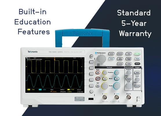 Tektronix TBS1052C Digital Oscilloscope TBS1000C 2 Channel 50 MHz 1 Gsps 20 Kpts