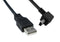 Qualtek Electronics 3021074-10 USB 2.0 A Male TO Mini B UP Angled 10FT Length 480MBPS Black Color 97AC8898