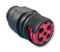 SOURIAU CL1C1101 Circular Connector, Clipper Series, Cable Mount Receptacle, 4 Contacts, Thermoplastic Body