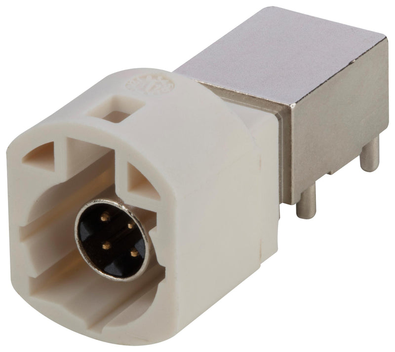 Amphenol ICC HSDNBRPPCB12B Automotive Conn R/A Plug 4POS THT