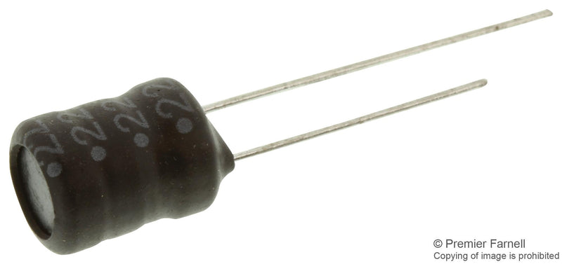 BOURNS RLB9012-222KL Inductor, Radial, RLB Series, 2.2 mH, 360 mA, 5.9 ohm, &plusmn; 10%