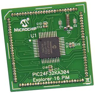 MICROCHIP MA240022 Plug In Module, Demonstrate Capabilities of the PIC24F MCU, Explorer 16