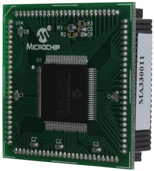 MICROCHIP MA330011 Plug-In Module, Used with the Explorer 16 Development Board to evaluate dsPIC33 MCU